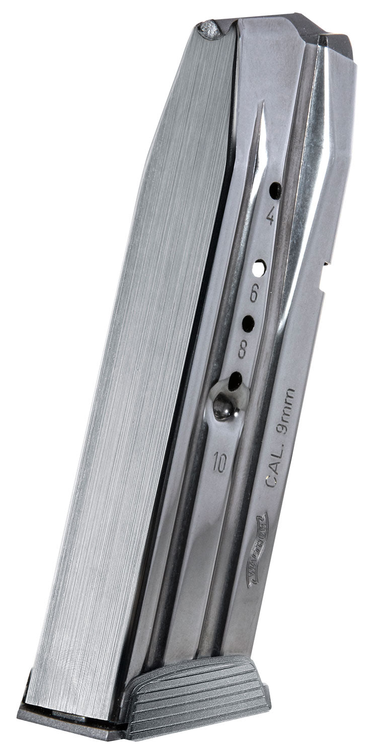 Walther 2815560 Creed/PPX 9mm Luger 10rd Steel Handgun Magazine