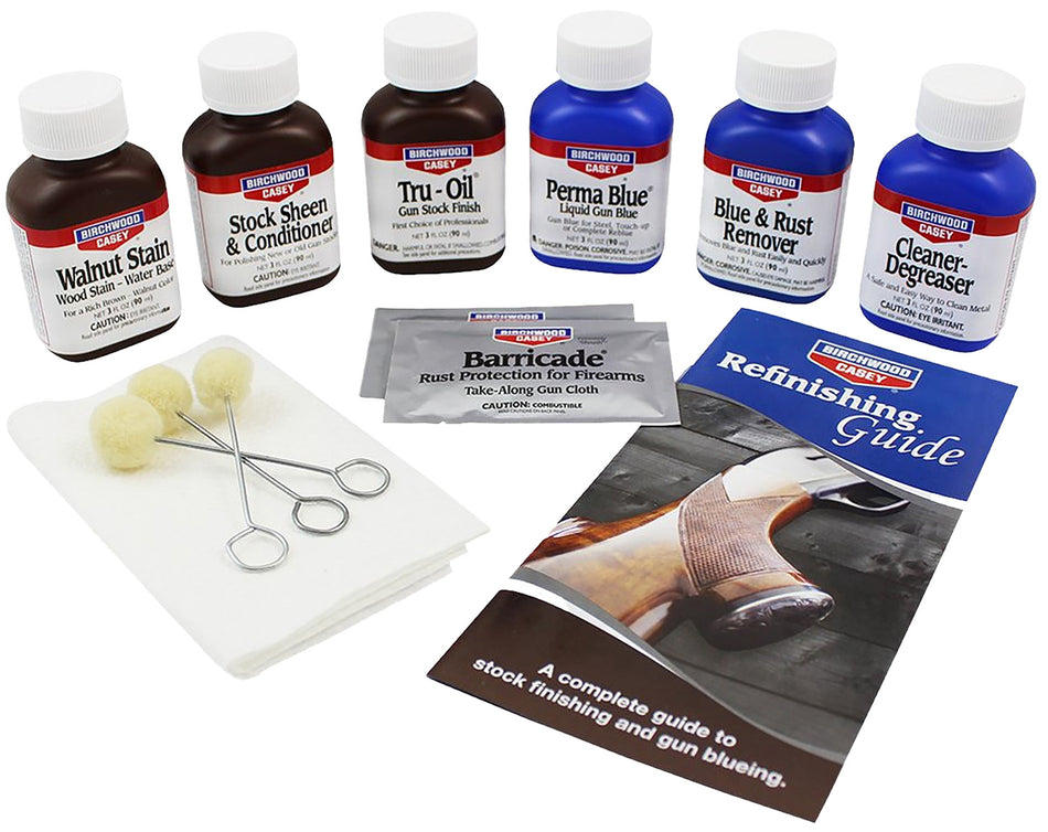 Birchwood Casey 20001 Perma Blue and Tru-Oil Complete Refinishing Kit
