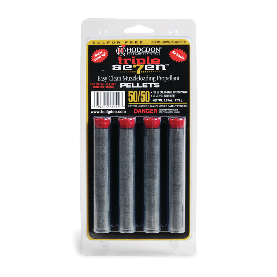 Hodgdon Triple Seven Pellets .50 cal. 50 gr. 24 pk. HAZMAT
