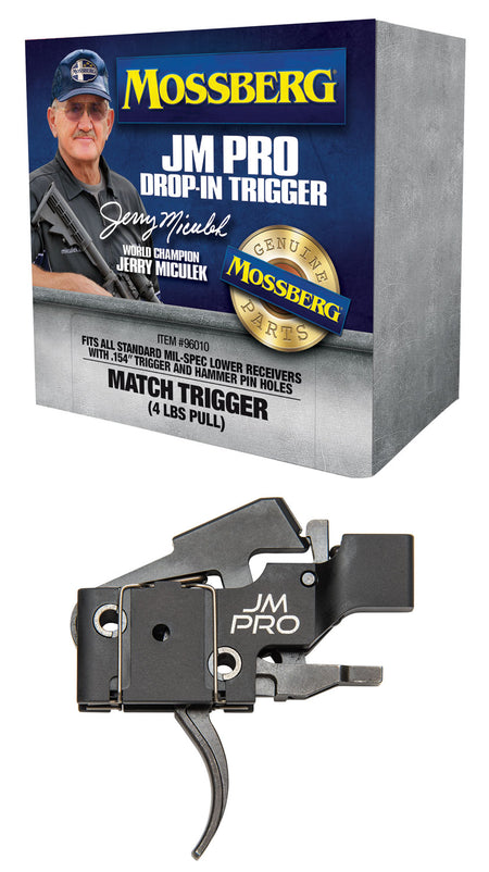 Mossberg 96010 JM Pro AR Drop-In Match Trigger Factory 4-Pound Pull Adjustable Overtravel AR15/AR10