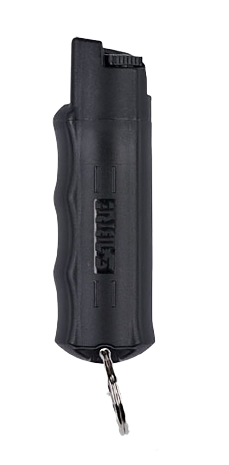 Sabre Pepper Spray 3n1 Quick Release Key Ring Hard Case UV Dye Black