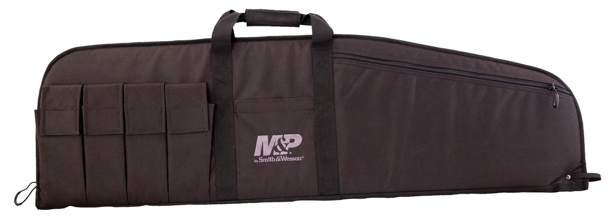 M&P Accessories 110015 Duty Series Medium Black Nylon Gun Case with Foam Interior