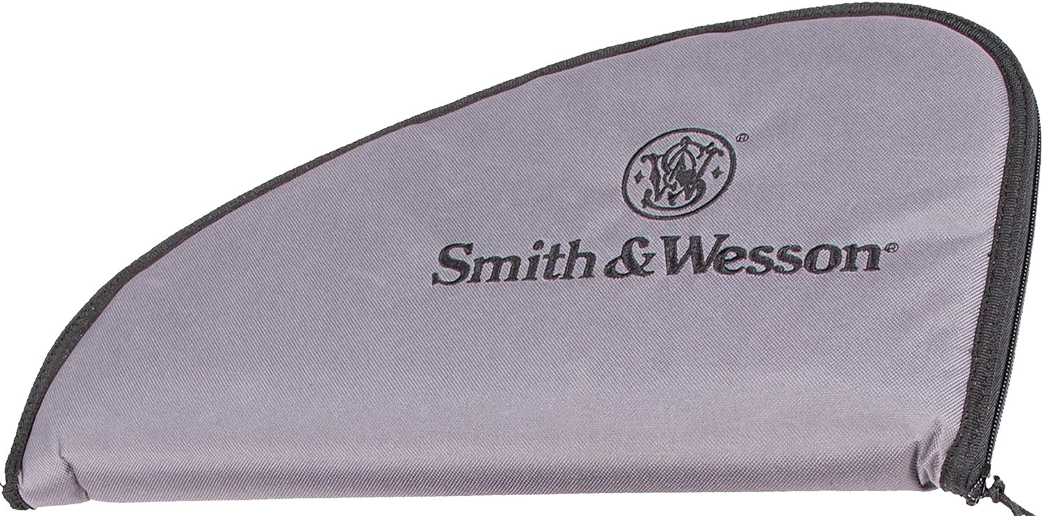 M&P Accessories 110020 Defender Handgun Case Large Black/Gray Nylon Ballistic Fabric