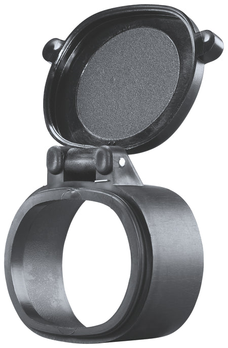 Butler Creek Flip-Open Objective Lens Cover 39.10x34mm Obj. Size 11 Black Polymer