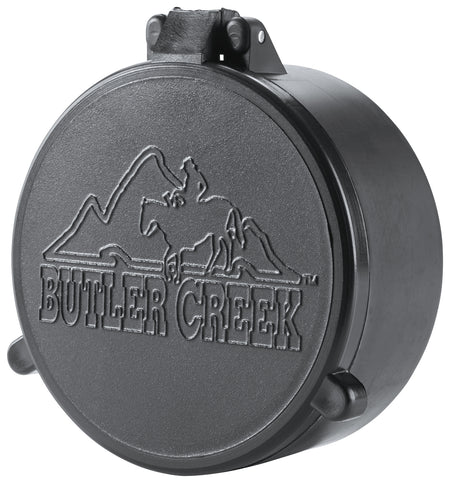 Butler Creek Flip-Open Objective Lens Cover 62.50mm Obj Size 47 Black Polymer