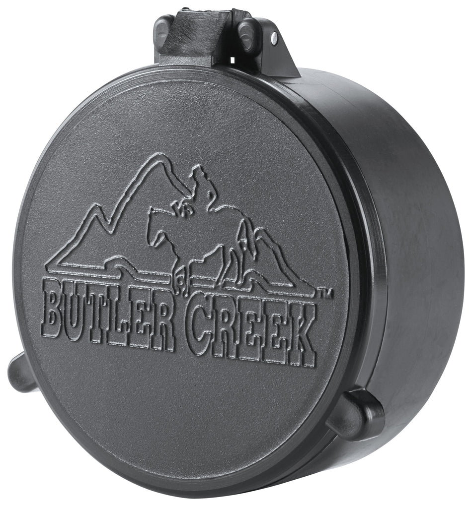 Butler Creek Flip-Open Objective Lens Cap 63.50mm Obj Size 48 Black Polymer