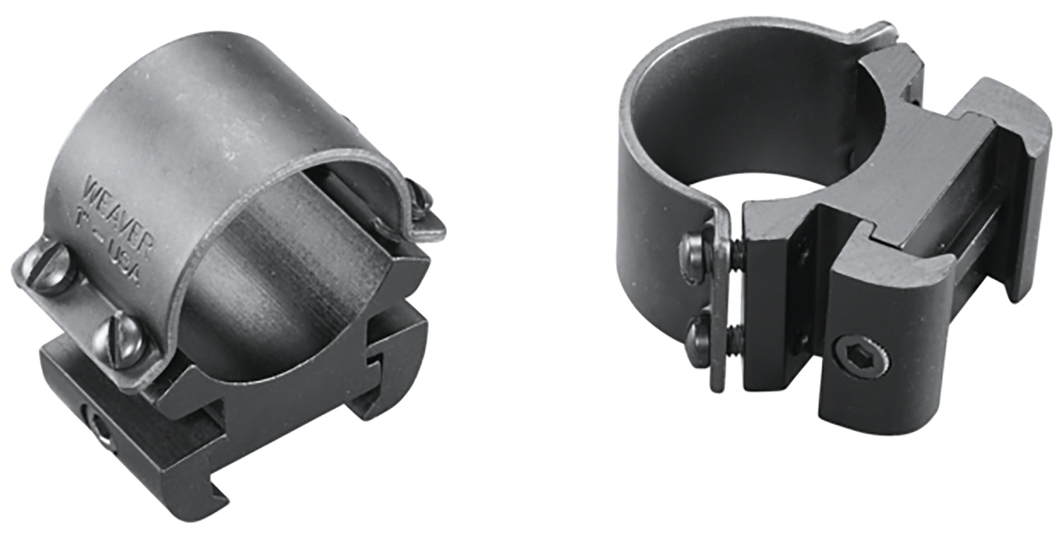 Weaver Mounts 49144 Sure Grip 1-Inch High Matte Black Windage Adjustable Scope Rings