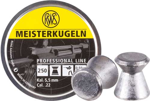 RWS .22 Meisterkugeln Pro-Line Air Gun Pellets 14 Grain 250 Count