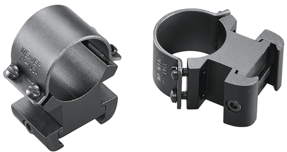 Weaver Mounts 49145 Sure Grip 1-Inch Extra High Matte Black Windage Adjustable Scope Rings