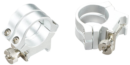 Weaver Mounts 49056 Quad Lock QD Rings Silver 1-Inch High Aluminum Quick Detach