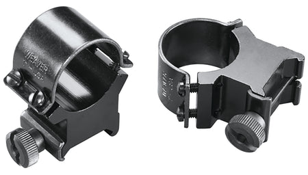 Weaver 49162 Sure Grip Quick Detach Rings Black 1" Extra High