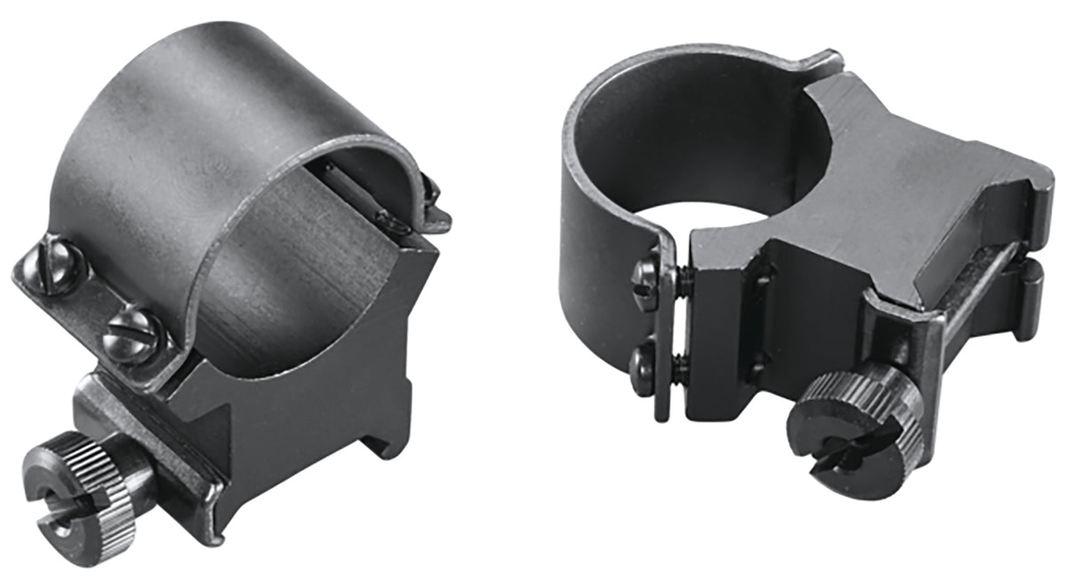 Weaver 49165 Sure Grip Quick Detach Rings Matte Black 1" Extra High