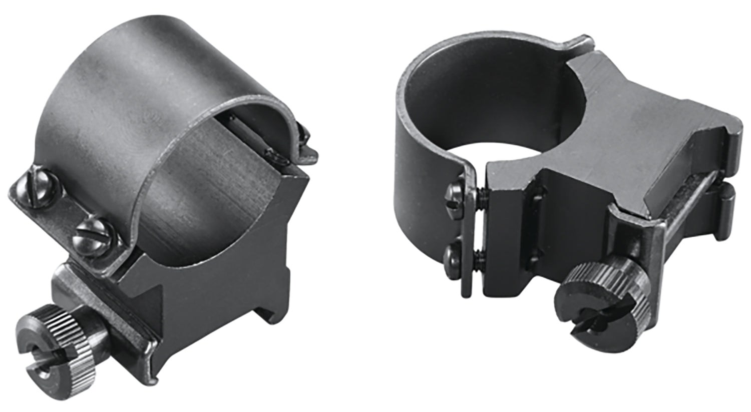Weaver 49165 Sure Grip Quick Detach Rings Matte Black 1" Extra High