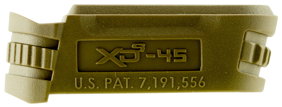 Springfield Armory XDS5001MFDE XD-S 45 ACP #1 Backstrap Sleeve FDE Polymer 3.3" Barrel