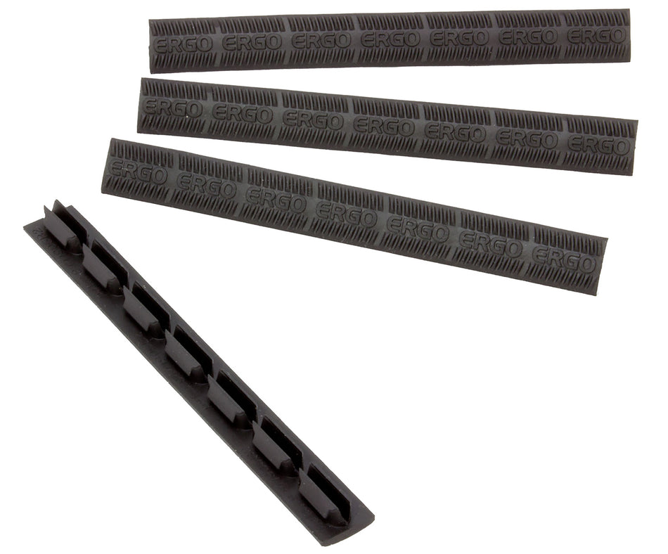 Ergo WedgeLok 4332BK M-LOK Rail Slot Covers Black 4-Slot Low Profile Rubber 4 Pack