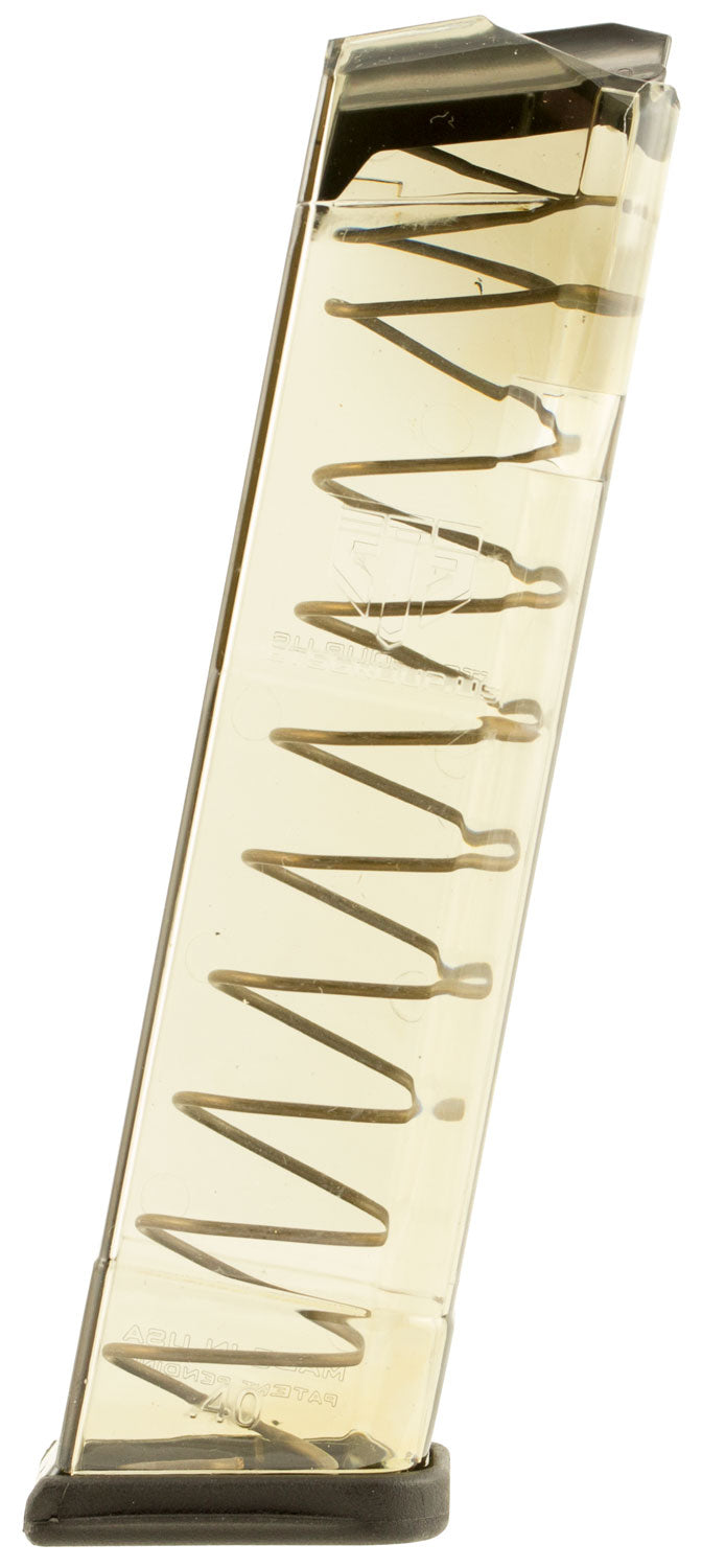 ETS GLK22140 19-Round .40 S&W Competition Magazine for Glock 22/23/24/27/35 Gen1-4 Translucent