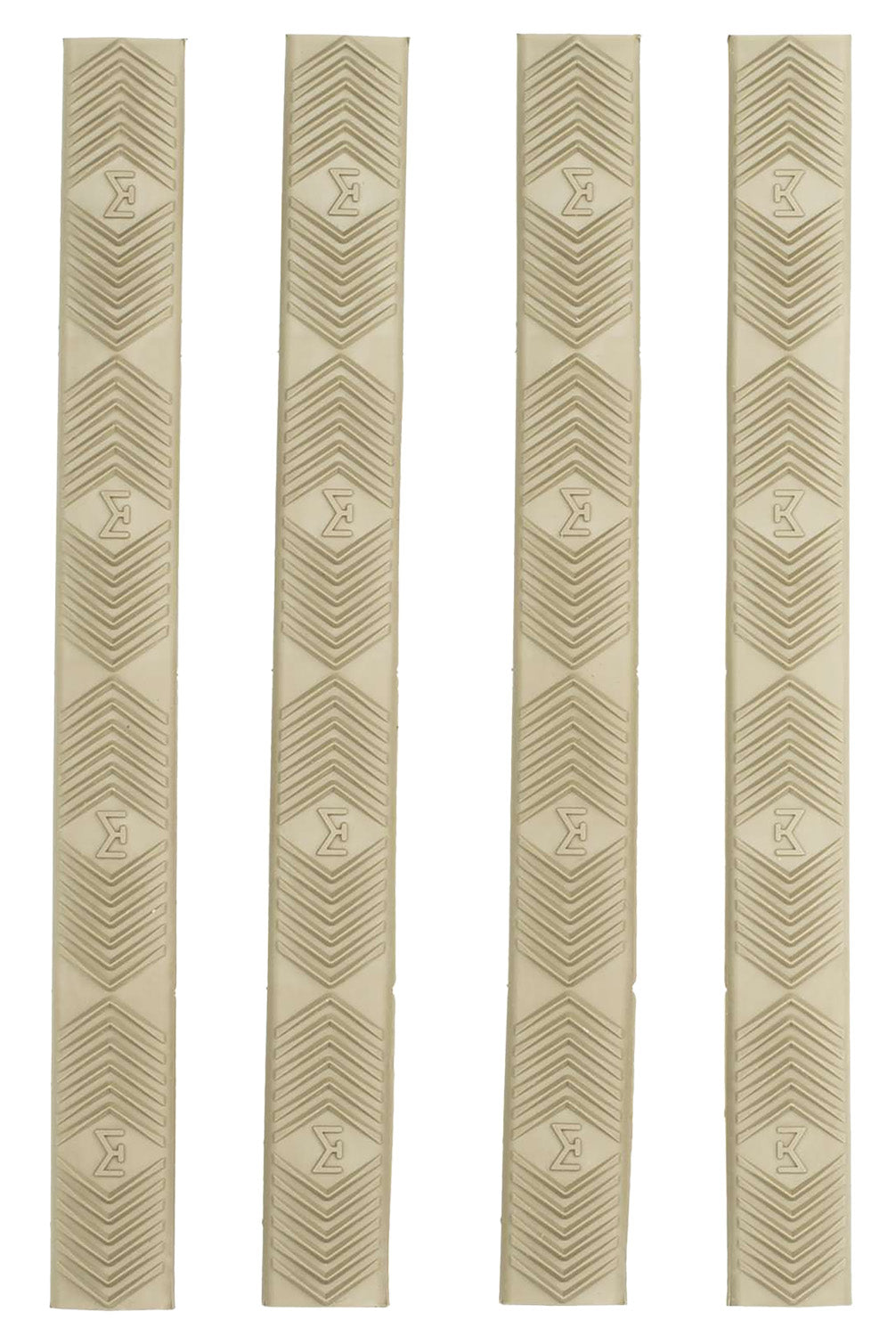 Ergo WedgeLok 4332DE M-LOK Rail Slot Covers Dark Earth 4-Slot Low Profile Rubber 4 Pack
