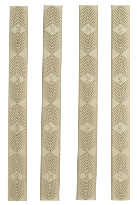 Ergo WedgeLok 4332DE M-LOK Rail Slot Covers Dark Earth 4-Slot Low Profile Rubber 4 Pack