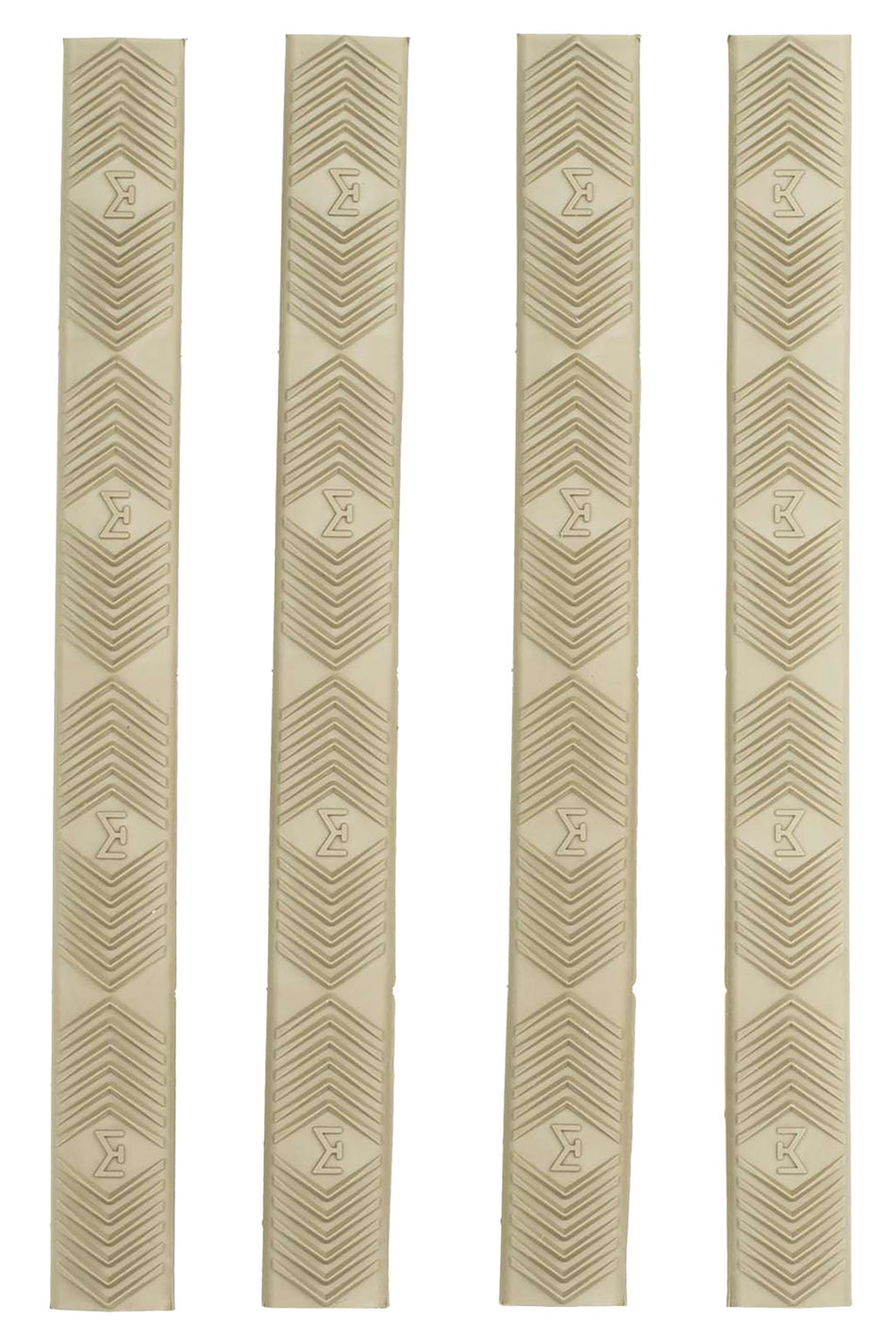 Ergo WedgeLok 4332DE M-LOK Rail Slot Covers Dark Earth 4-Slot Low Profile Rubber 4 Pack