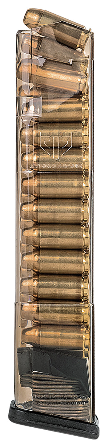 ETS GLK22170 24-Round Extended .40 S&W Magazine Compatible with Glock 22/23/24/27/35 Gen1-4 Translucent