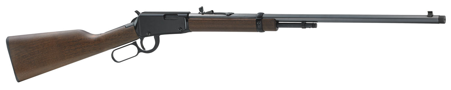 Henry H001TSPR Frontier Lever Action Rifle, .22 Short, Up to 16-Round Capacity, 24" Octagon Threaded Barrel, Blued Finish, Walnut Stock (Right Hand)