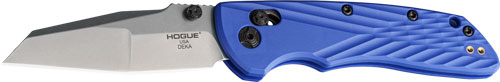 Hogue Deka 3.25" Able Lock Modified Wharncliffe Poly Blue Folding Knife
