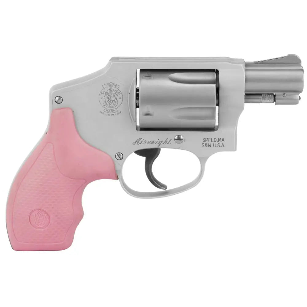 dSMITH & WESSON 642 AIRWEIGHT PINK GRP 38SPL 1.875" 5RD DAO