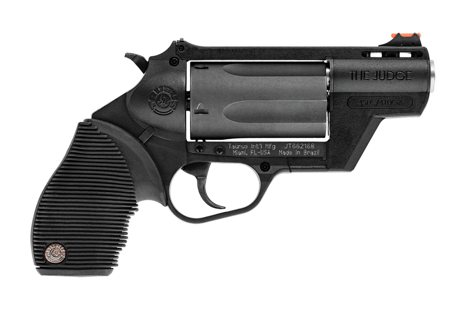 Taurus Judge Public Defender .45 Colt/.410 Gauge Revolver - 5-Shot, 2" Barrel, Black Polymer Frame