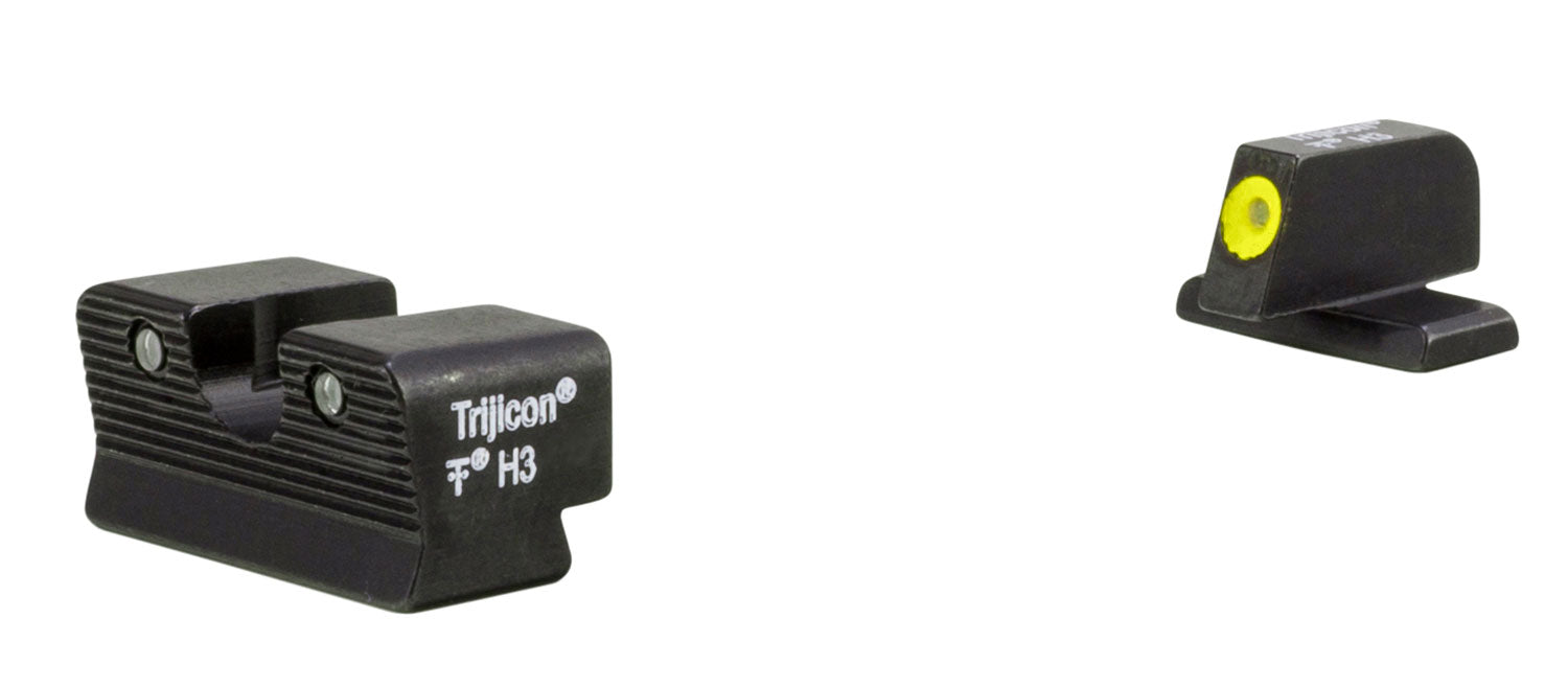 Trijicon 600865 Sig Sauer P225/P226/P228 HD XR Night Sights – Green/Yellow Outline, Green Rear