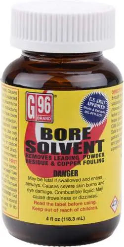 G-96 Mil-Grade Bore Solvent 4oz Glass Jar 12-Pack