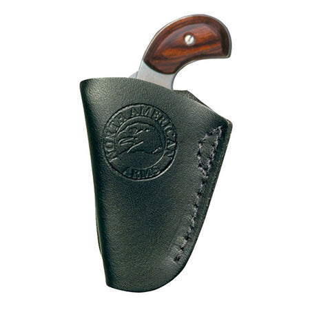 NAA ITP Black Leather Holster with Metal Clip for 22 Magnum Models