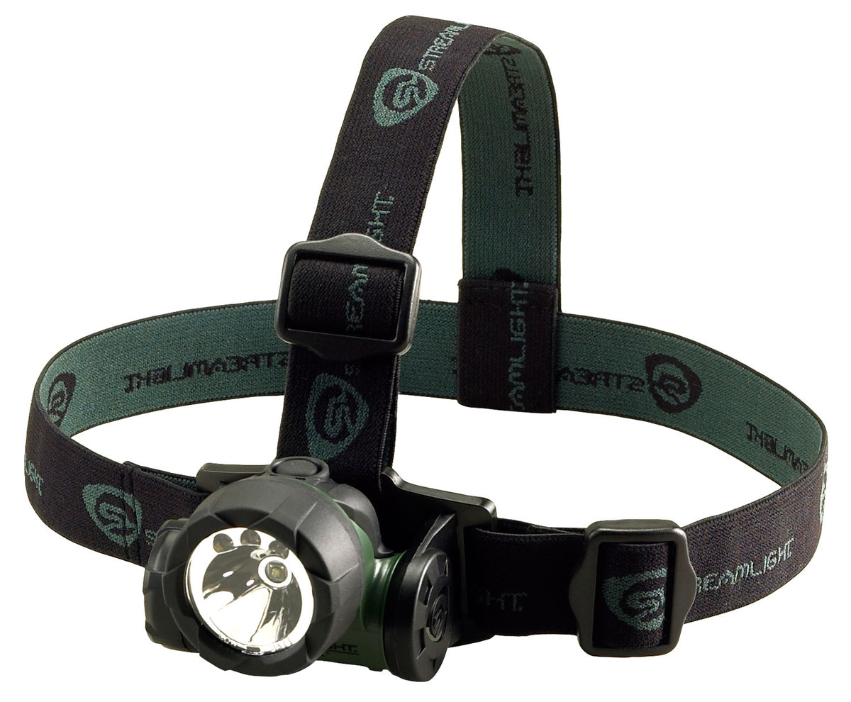 Streamlight Trident Headlamp Green/White LED 6/25/80 Lumens Green 126 Meter Beam