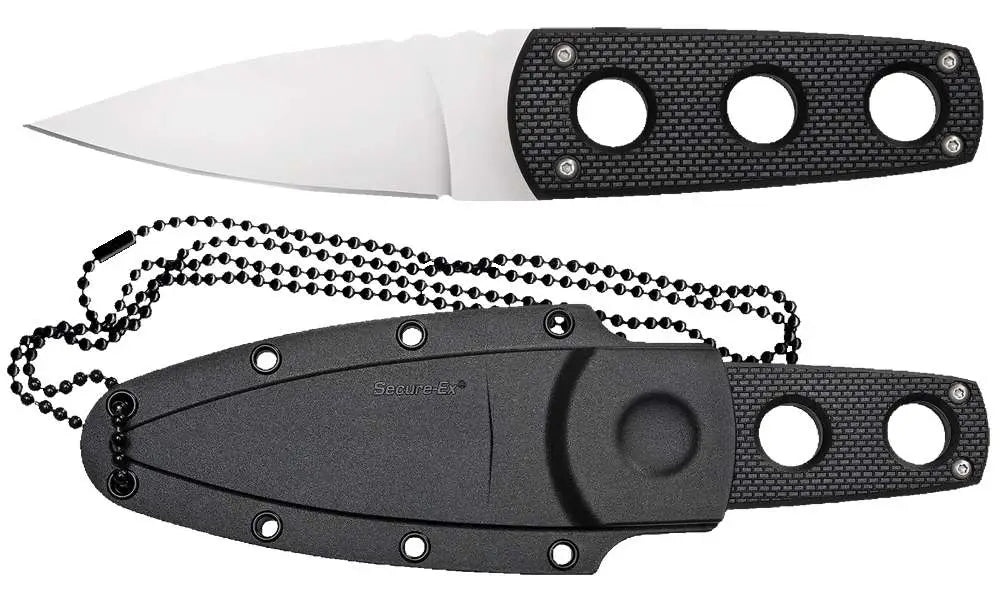 Cold Steel Secret Edge 3.5in Fixed Blade Knife with Secure-Ex Sheath
