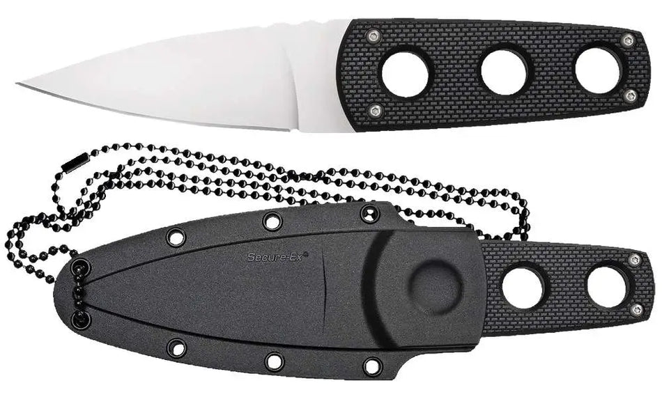 Cold Steel Secret Edge 3.5in Fixed Blade Knife with Secure-Ex Sheath