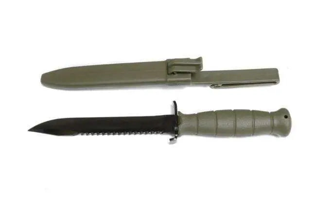 Glock Field Knife Battlefield Green Finish with Saw Bulk