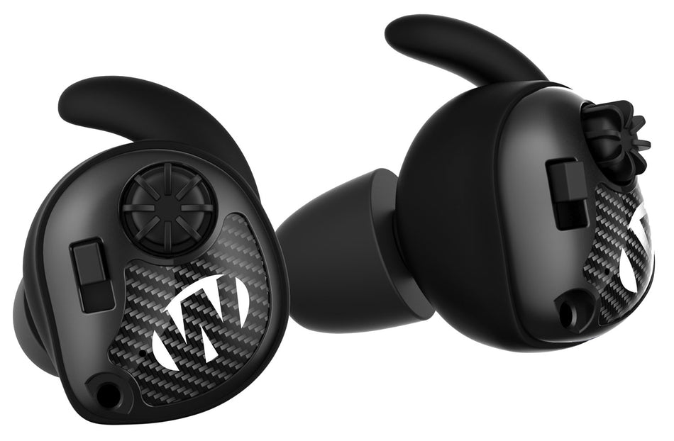 Walker's Silencer Electronic In-Ear Hearing Protection Ear Buds 25 dB Matte Black