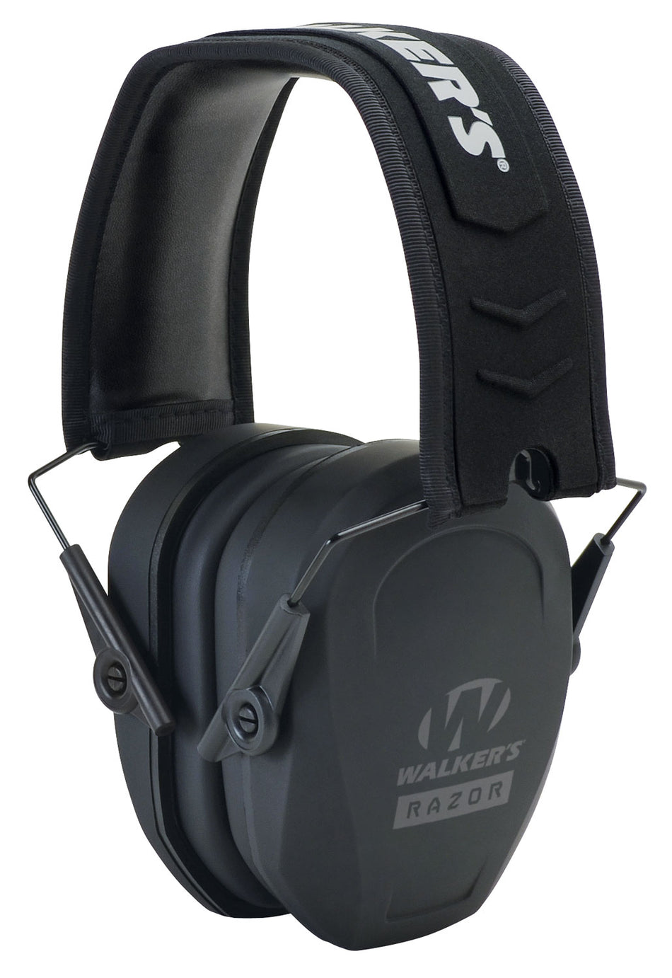 Walker's GWPRSMPAS Razor Slim Passive Muff 27 dB Folding Design Black Polymer