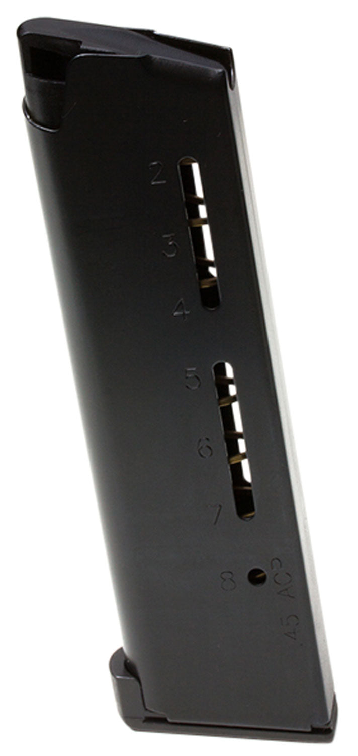 Wilson Combat ETM 8-Round .45 ACP+P 1911 Elite Tactical Magazine Black Stainless Steel