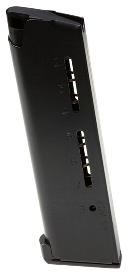 Wilson Combat ETM 8-Round .45 ACP+P 1911 Elite Tactical Magazine Black Stainless Steel