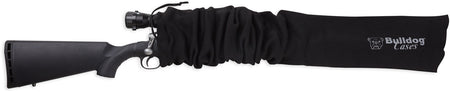 Bulldog BD152 Scoped Rifle Gun Sock 52" Black Moisture-Resistant with Silicone Treatment