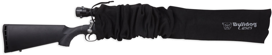 Bulldog BD152 Scoped Rifle Gun Sock 52" Black Moisture-Resistant with Silicone Treatment