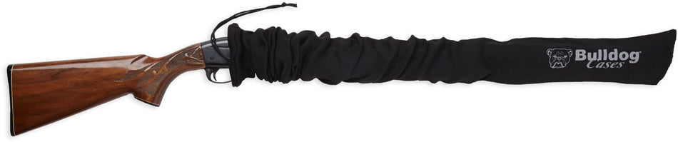 Bulldog BD156 Rifle/Shotgun Gun Sock 52" Black Moisture-Resistant with Silicone Treatment