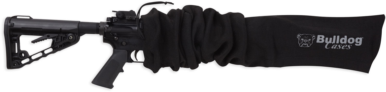Bulldog BD158 Tactical Rifle Gun Sock 45" Black Moisture-Resistant with Silicone Treatment