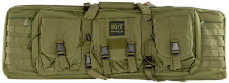 Bulldog BDT3536G BDT Tactical Single 36" Green Nylon Rifle Case with Padded Backstraps