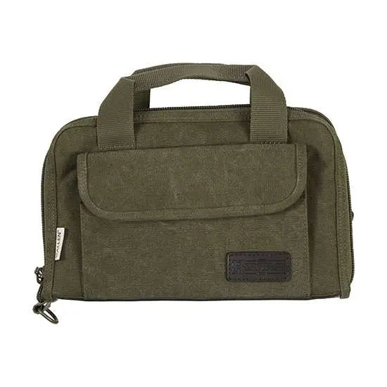Allen Heritage Olive Canvas Double Handgun Attache Case