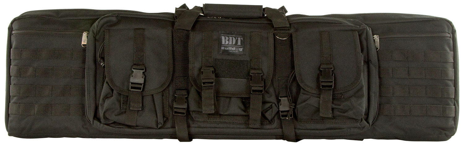 Bulldog BDT4043B BDT Tactical Single Black Nylon Rifle Case with Padded Backstraps and Padded Divider