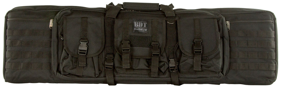 Bulldog BDT4043B BDT Tactical Single Black Nylon Rifle Case with Padded Backstraps and Padded Divider