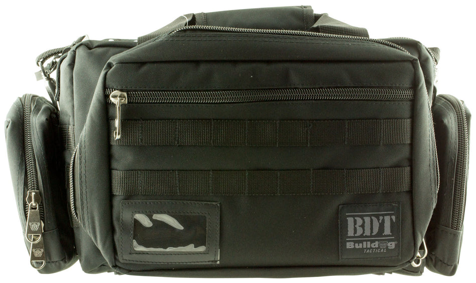 Bulldog BDT930B BDT Tactical Black XL MOLLE Range Bag with Large Main Compartment and Ammo Container
