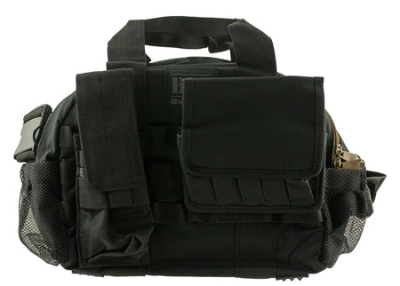 Bulldog BDT940B BDT Tactical Black Range Bag with MOLLE AR Mag Pouches and Rigid Bottom