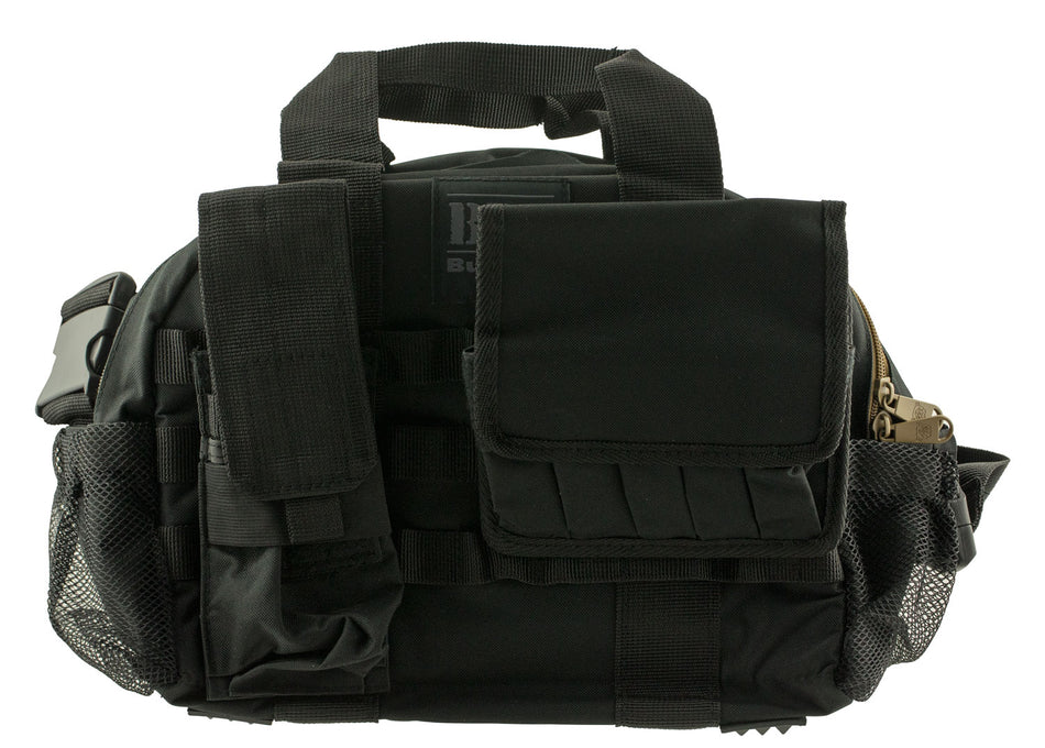 Bulldog BDT940B BDT Tactical Black Range Bag with MOLLE AR Mag Pouches and Rigid Bottom